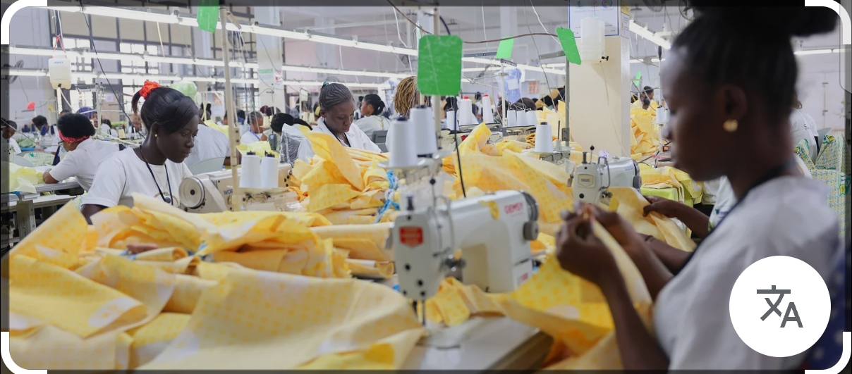 Graduates of the Make Fashion Inclusive project at the Kumasi fashion hub